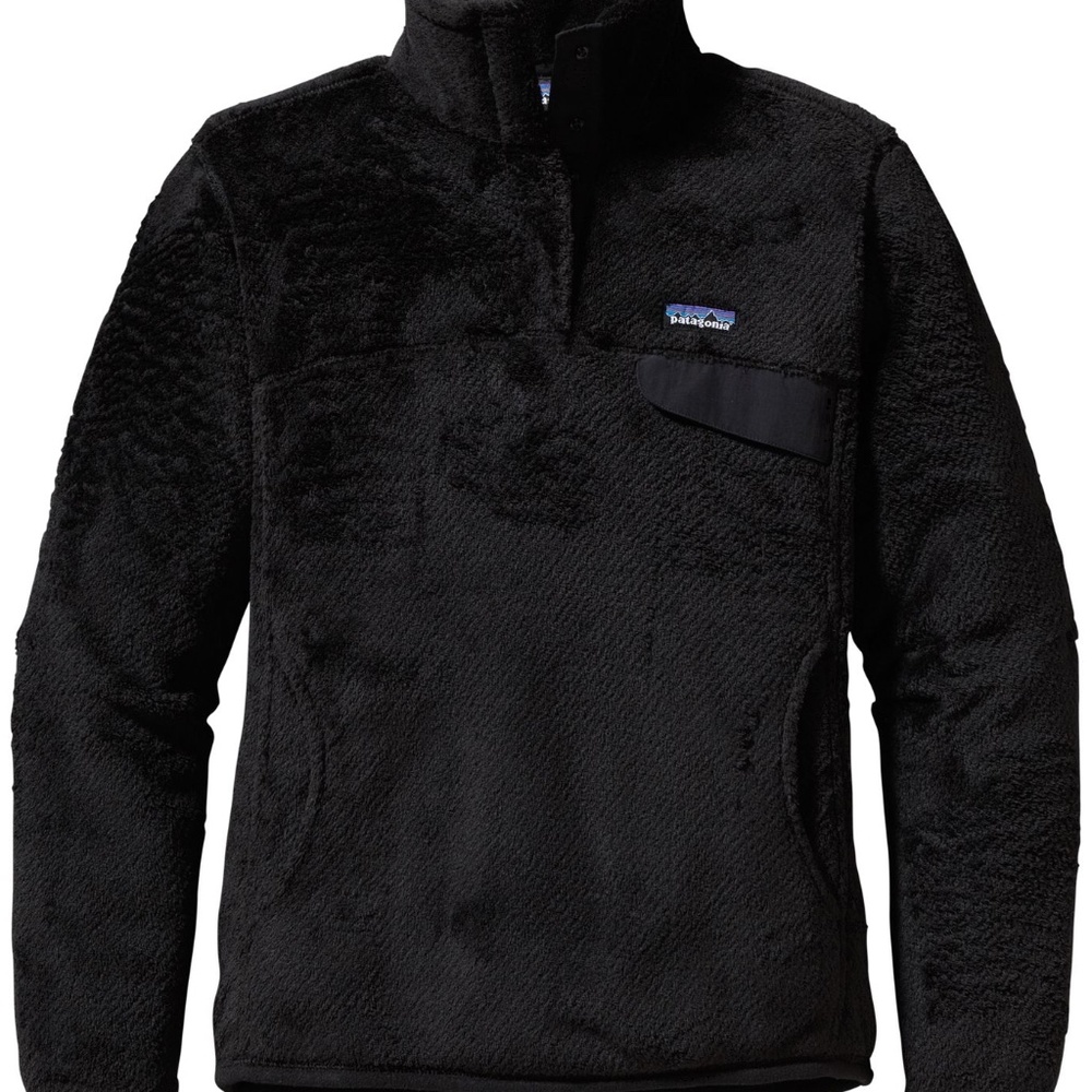 Patagonia Black Re-Tool T-Snap Pullover (size L)